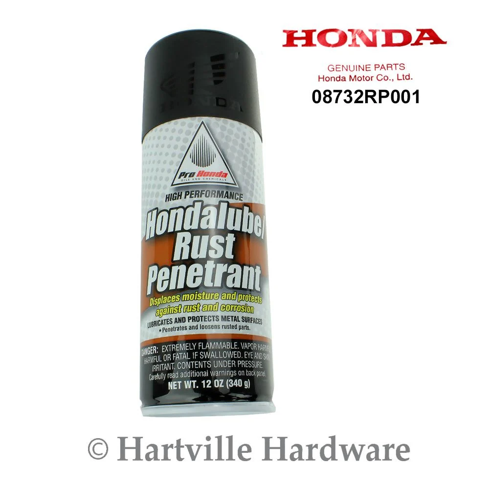 Long-Lasting Hondalube Rust Penetrant Efficient