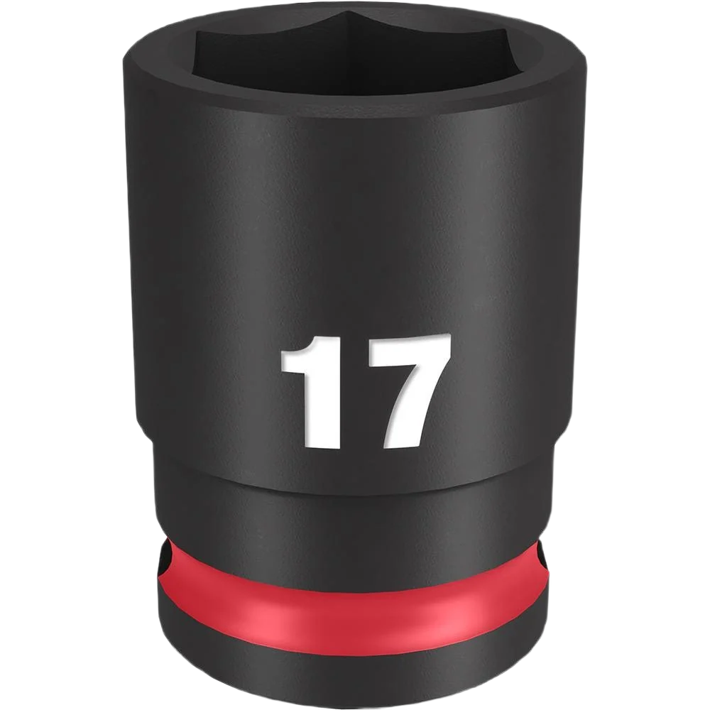 High-Grade Milwaukee SHOCKWAVE™ Impact Duty™ 3 8 Drive 17-mm 6 Point Socket Premium Material