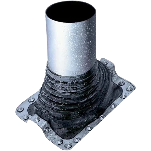 Consistent Oatey Master Flash 3 x 6 Aluminum w EPDM Rubber Roof Pipe Flashing Clean