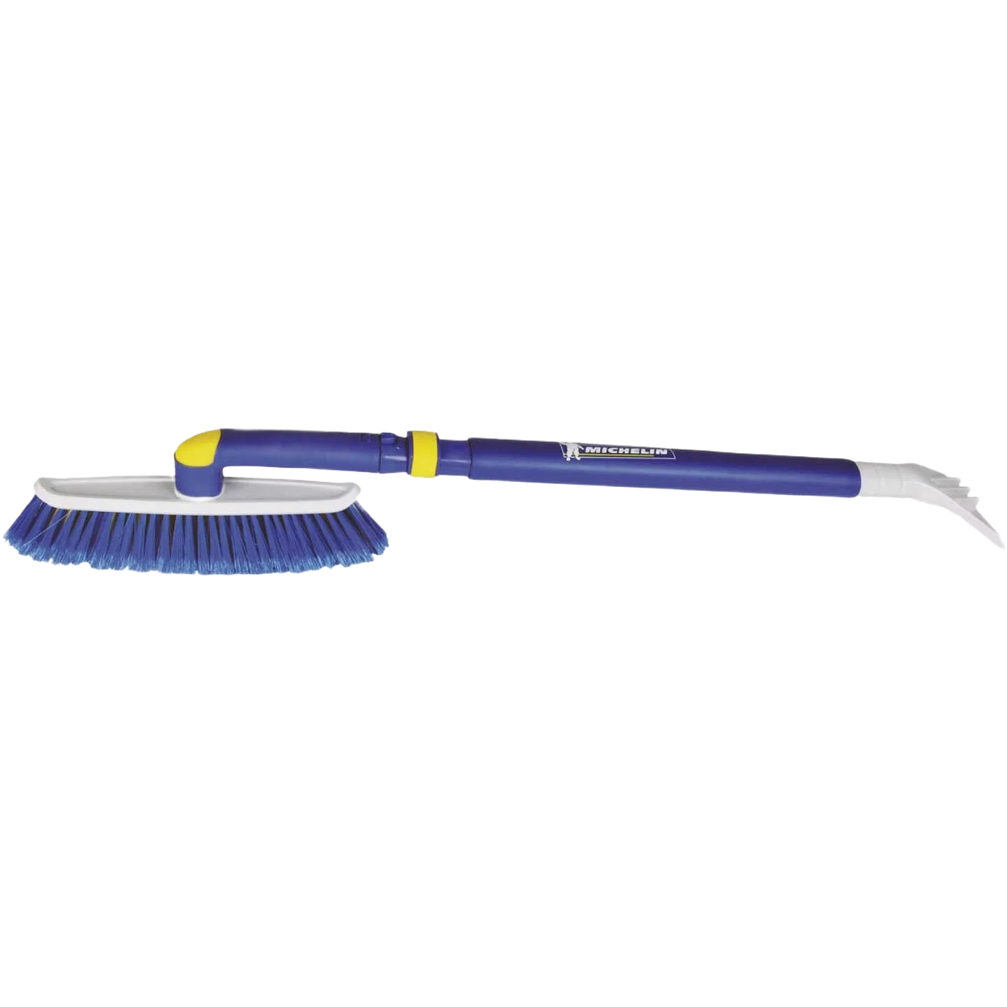 Genuine Michelin Steel Hybrid Telescopic Snowbrush with Ice Scraper 50 in. World-Class
