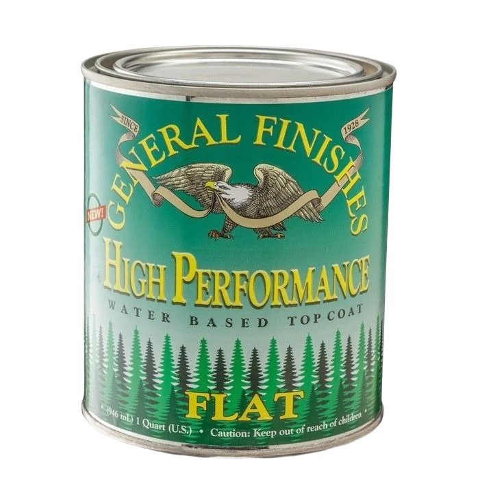 Classic General Finishes Polyurethane Water Based Topcoat Flat Gallon Easy-to-Use