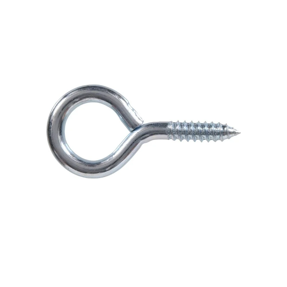 Exclusive Hardware Essentials 0.307 In. x 2-7 8 In. Zinc-Plated Forged Steel Large Eye Screw Eye User-Friendly