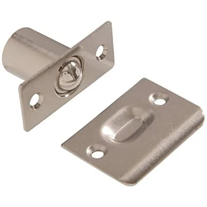 Contemporary Hillman Satin Nickel Ball Catch Easy-to-Use