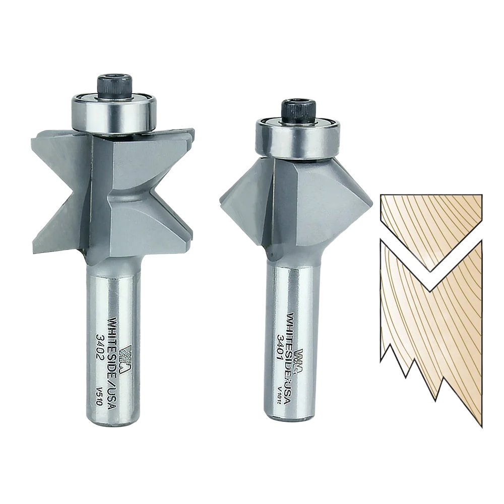 Dependable Whiteside Edge Banding Router Bit Set 1 2 in. SH Relaxed