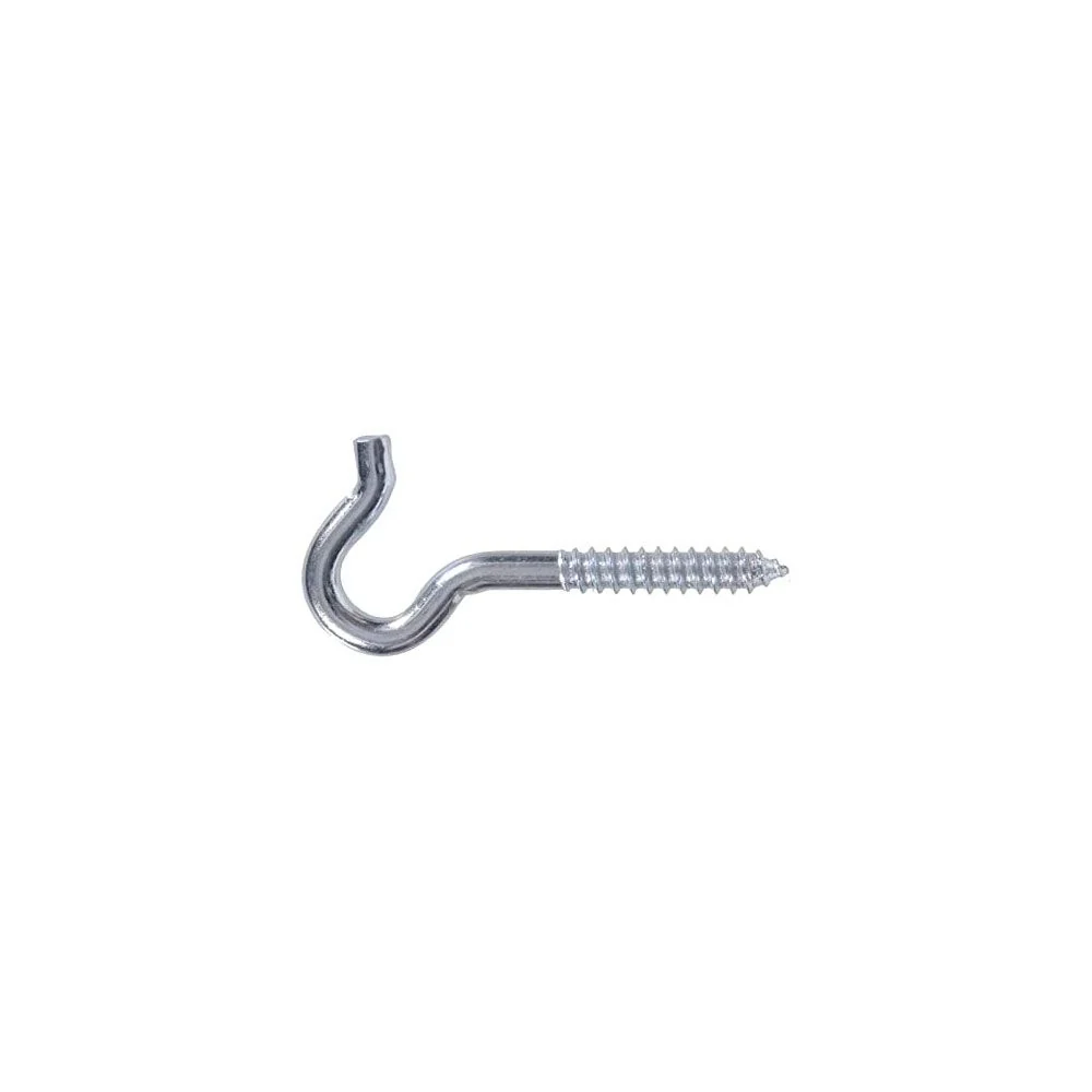 Easy-to-Use Hillman 3 8 x 4-1 2 In. Zinc-Plated Heavy Duty Screw Hook Versatile