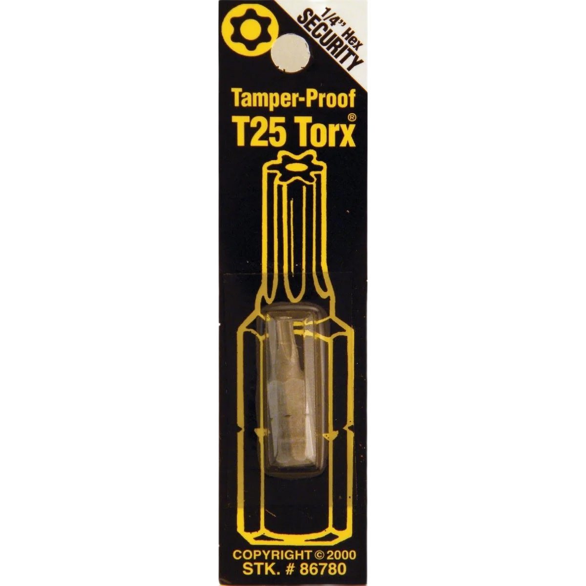 World-Class Way Tools T25 Tamper-Proof Torx Security Bit Exclusive