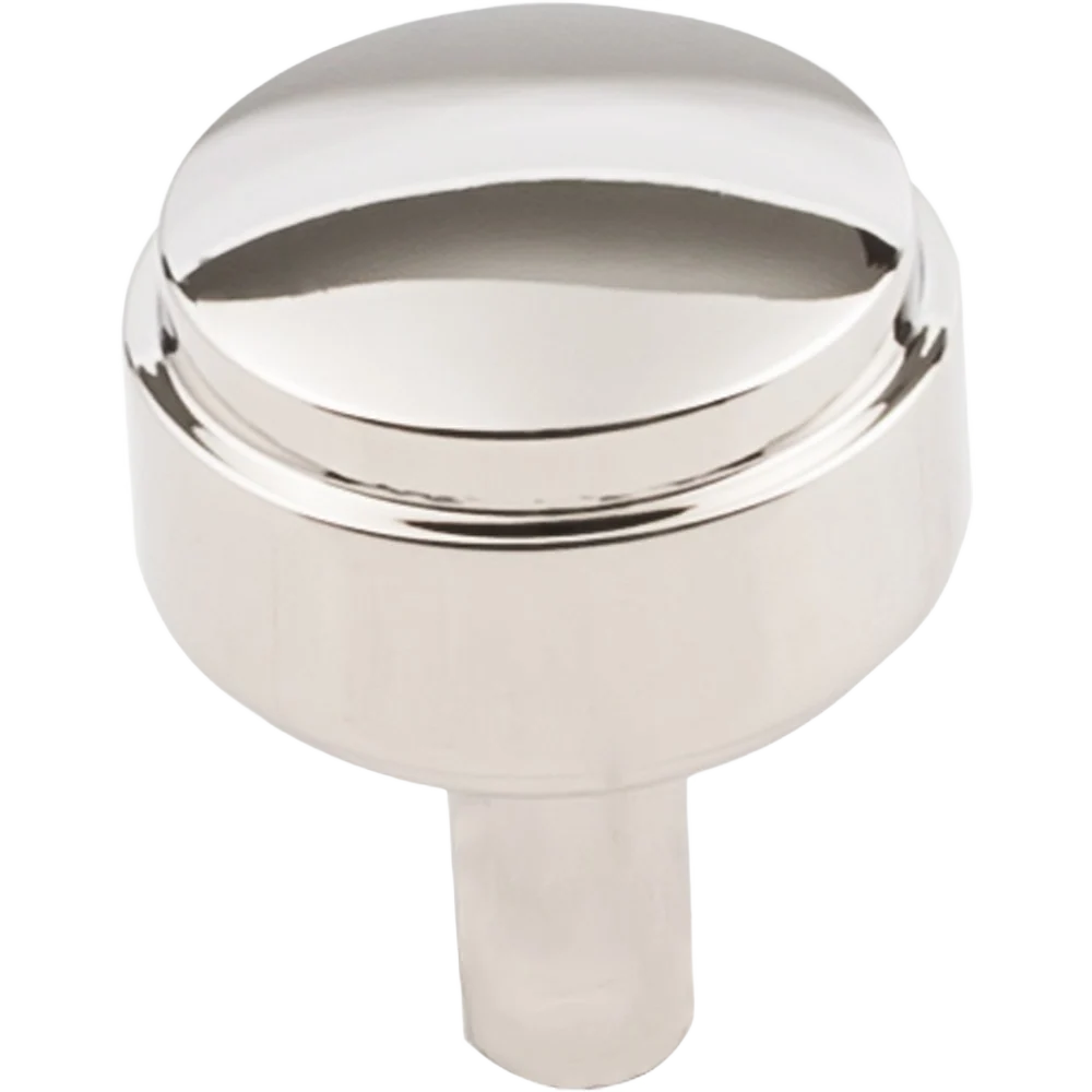 Secure Hardware Resources 1-1 8 In. Hayworth Button Knob Polished Nickel Responsible