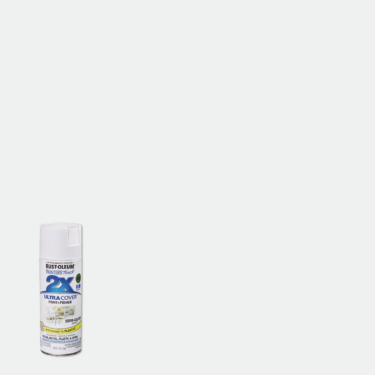Powerful Rust-Oleum Painters’ Touch 2X White Semi-Gloss Spray Paint Primer 12 oz. Trusted