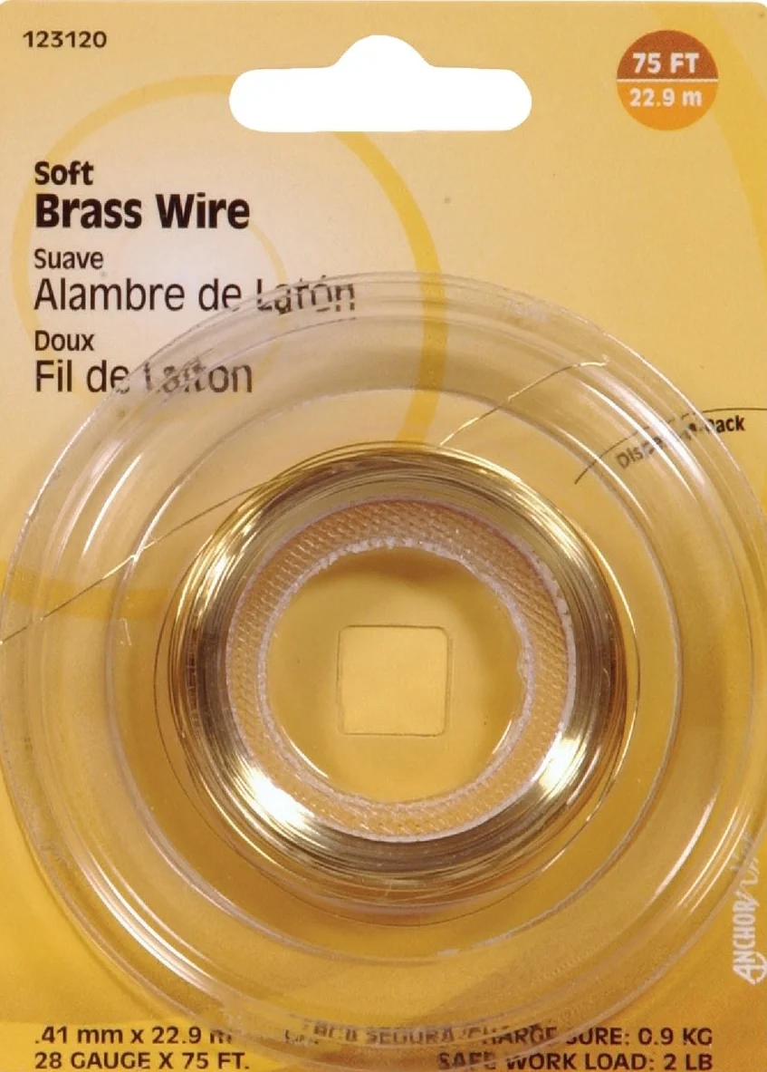 Optimized Hillman 75 Ft. 28 Ga. Soft Brass General Purpose Wire Exclusive