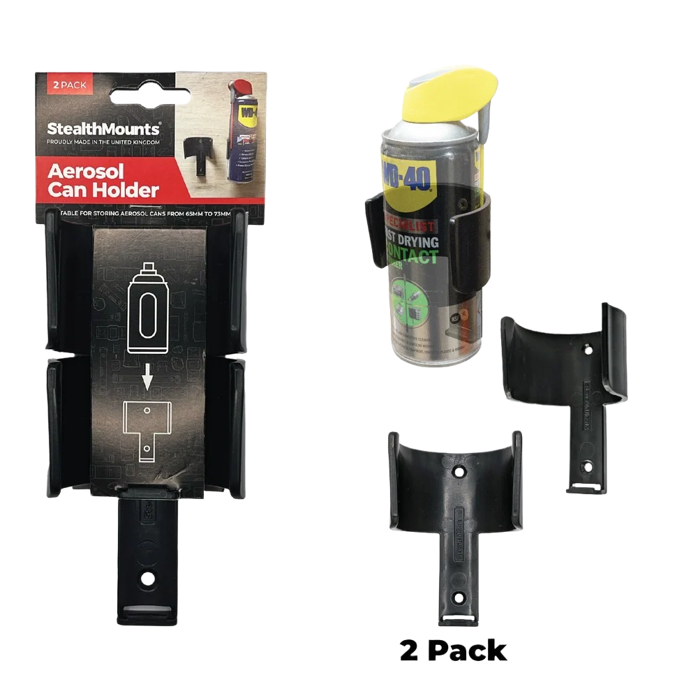 Fashionable StealthMounts Aerosol Can Holder 2-Pack Exceptional