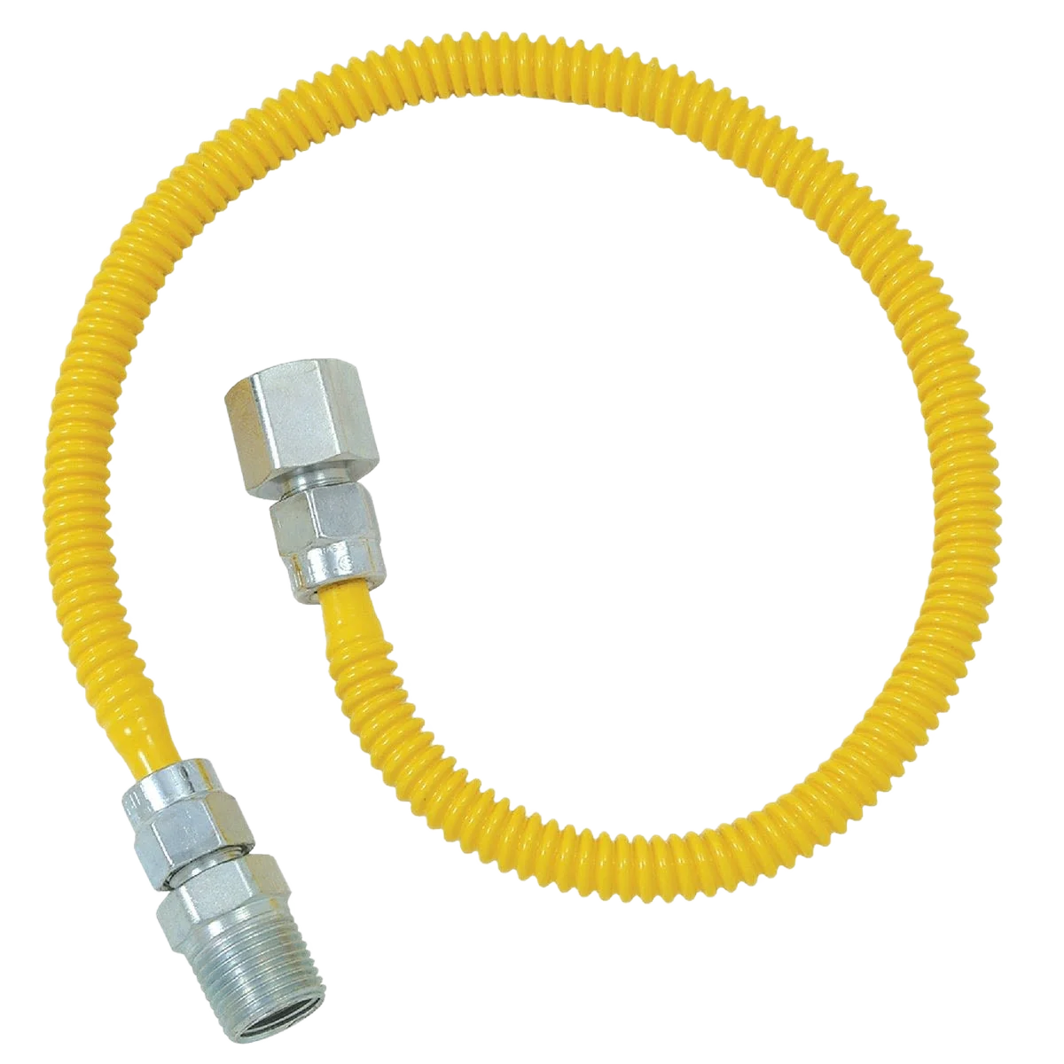 Elegant Dormont 3 8 In. OD x 60 In. Coated Stainless Steel Gas Connector 1 2 In. FIP x 1 2 In. MIP Certified