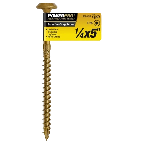 Exceptional Power Pro 1 4 In. x 5 In. Structural Lag Screw Modern