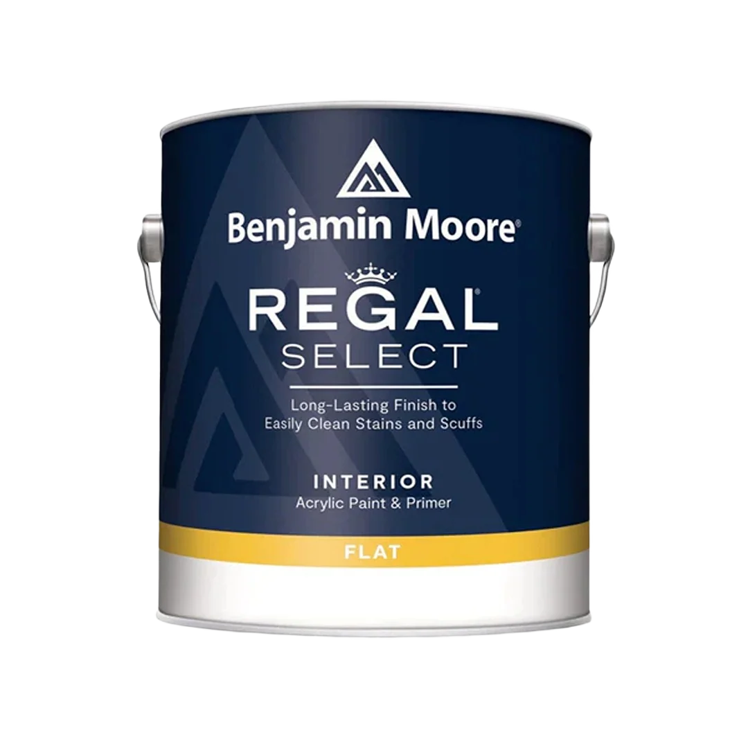 Comfortable Benjamin Moore Regal Select 2X Flat Tintable Interior Base Paint 1 Quart Pure