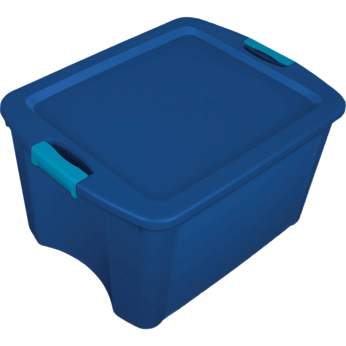 Genuine Sterilite Blue Latch Carry Storage Tote 18 Gallon Relaxed