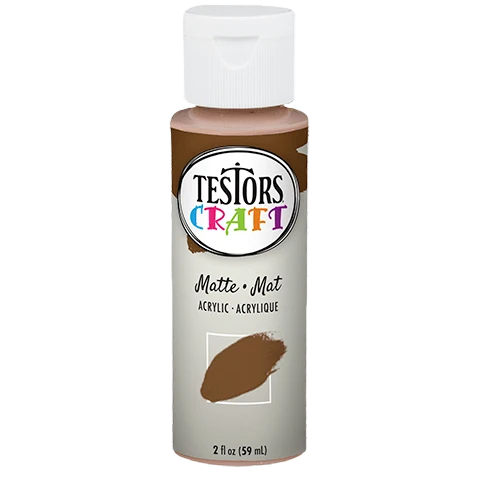 Genuine Testors Craft Brownie Paint 2 oz Eco-Friendly