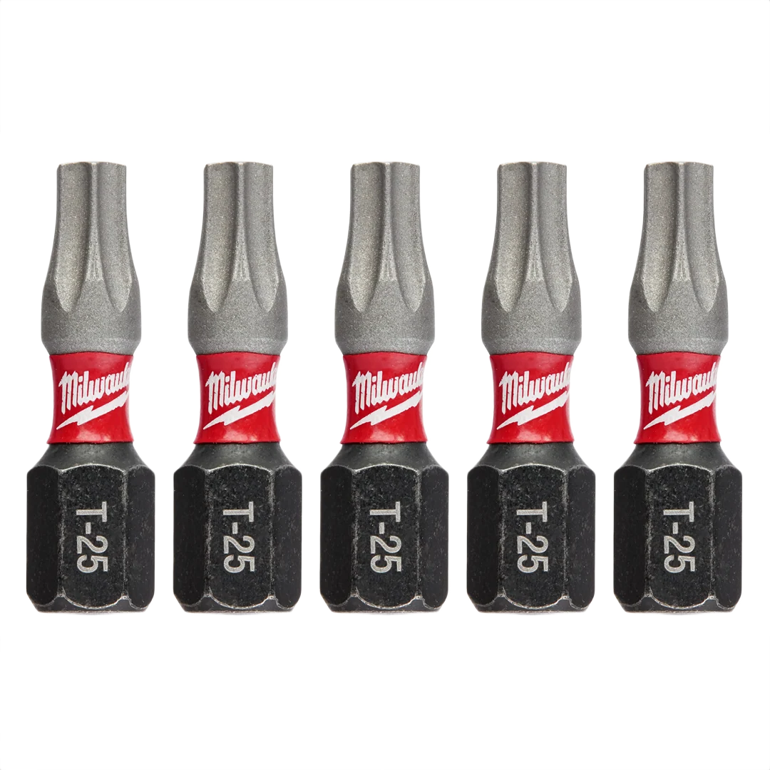 Smooth Milwaukee SHOCKWAVE™ 1 INSERT BIT TORX® T25 5PK Elegant