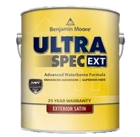World-Class Benjamin Moore Ultra Spec 2X Satin Tintable Base Exterior Paint 1 Gallon Lightweight