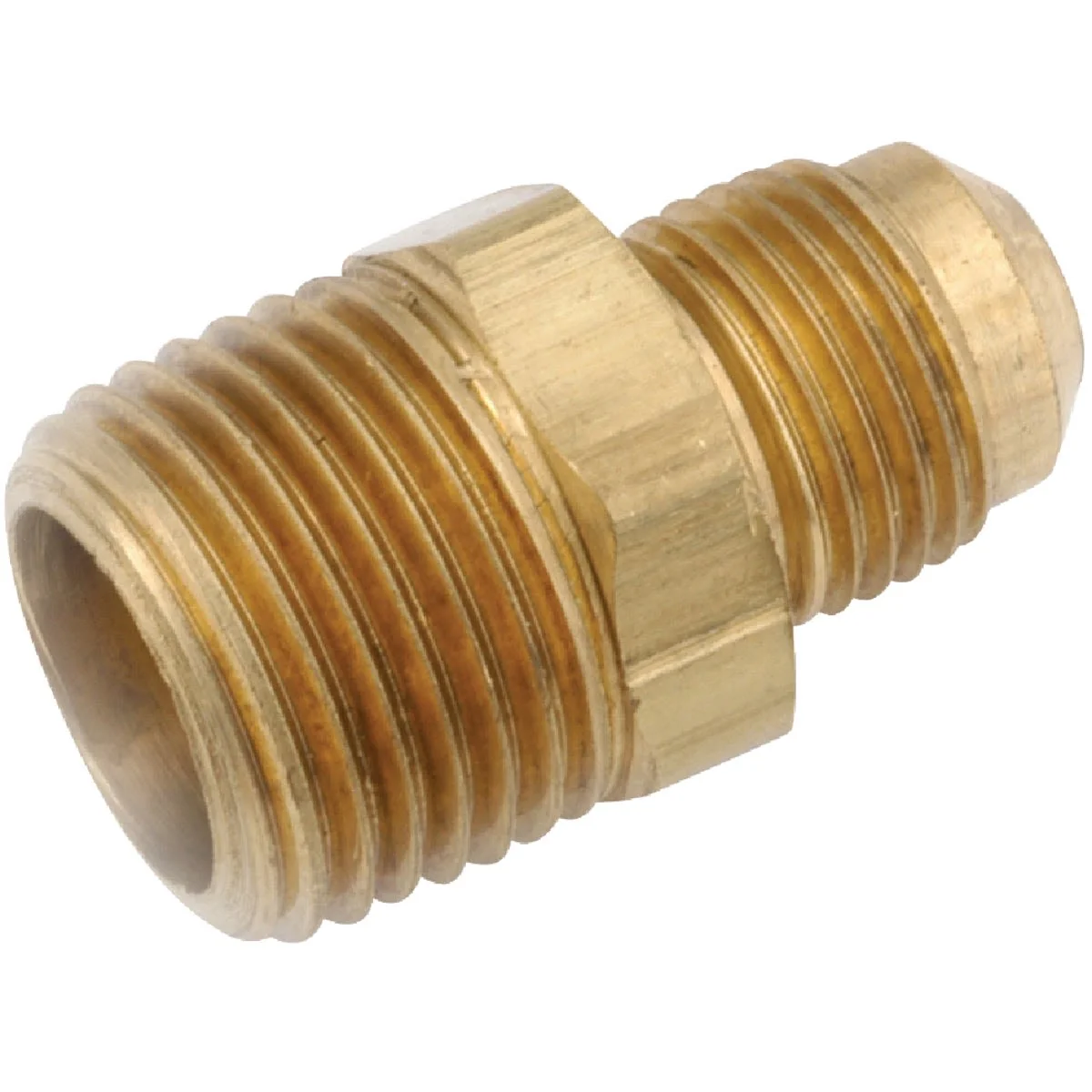 Versatile Anderson Metals Brass Male Flare Connector 3 8 x 1 8 In. Sophisticated