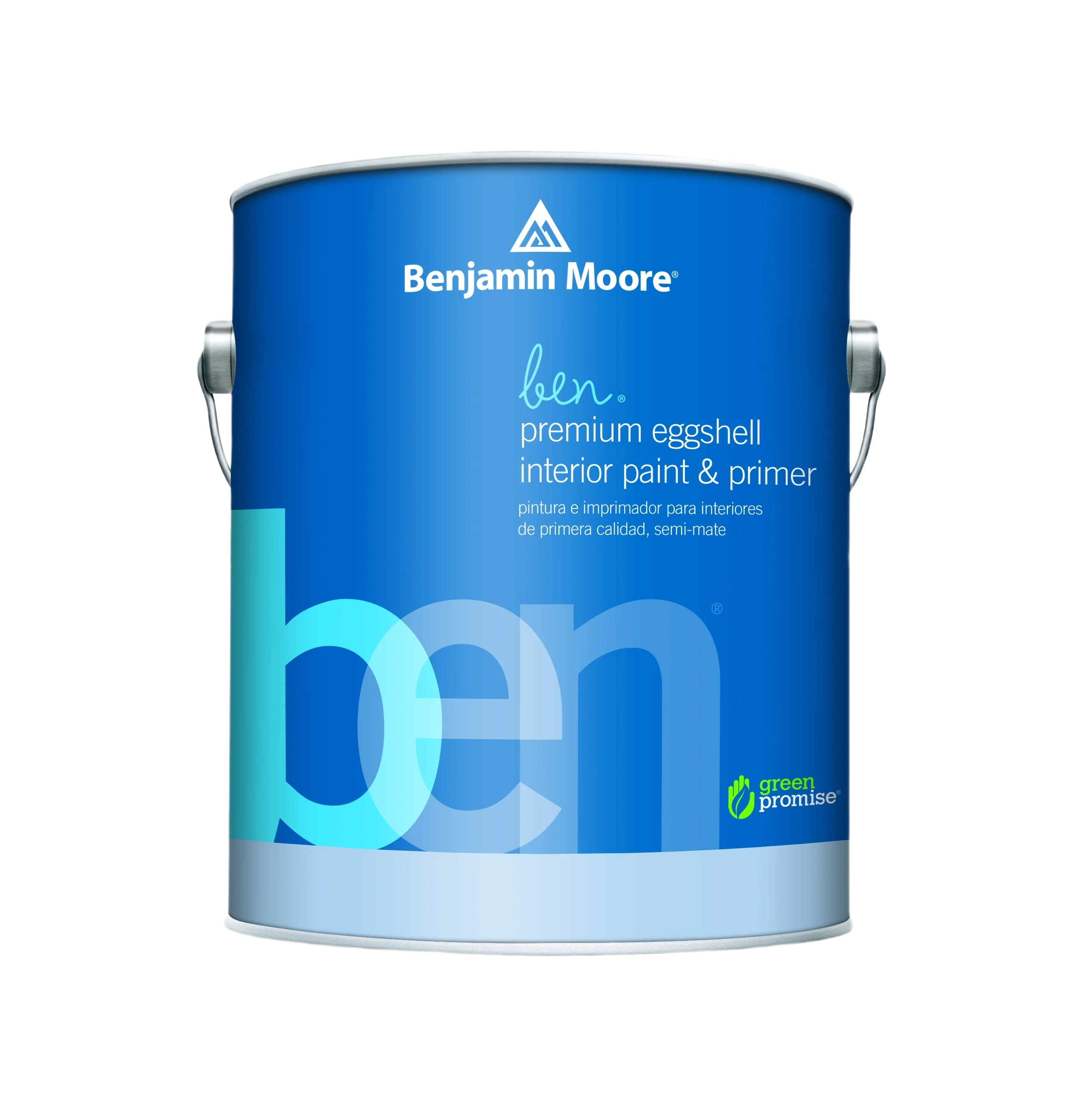Versatile Benjamin Moore Ben White Premium Eggshell Interior Paint Primer 1 Gallon