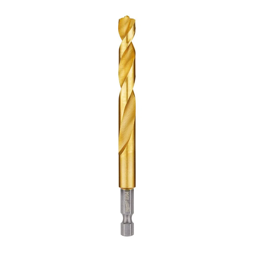 Original Design Milwaukee 23 64 SHOCKWAVE™ Impact Duty RED HELIX™ Titanium Drill Bit Modern