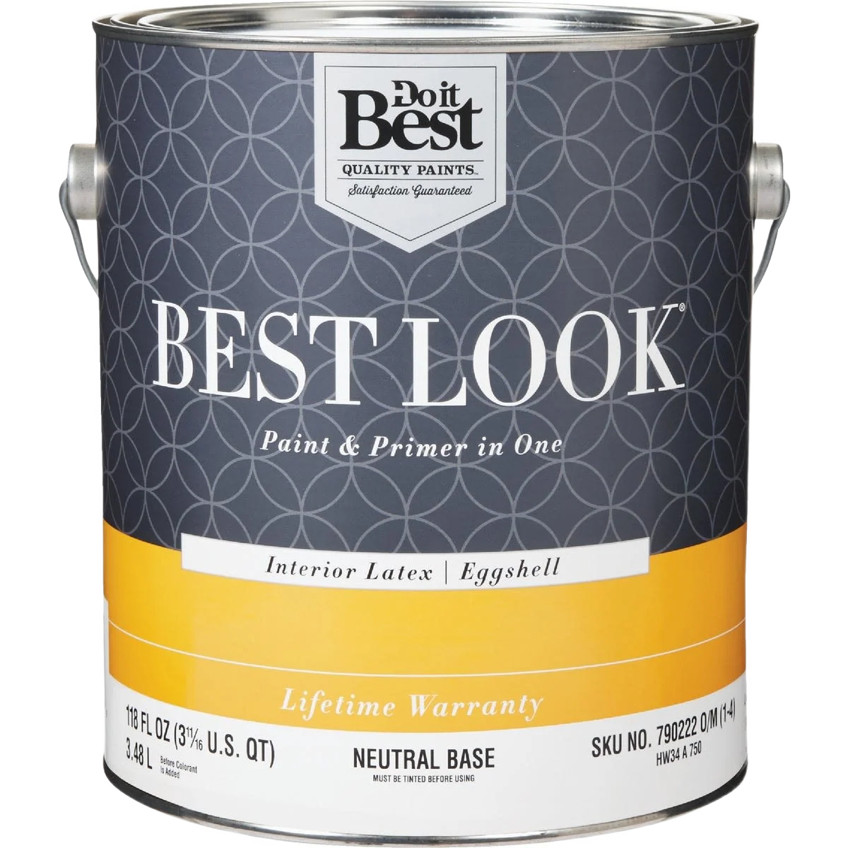 Original Look 1-gal. Neutral Base Interior Latex Eggshell Paint Primer In One Top-Quality