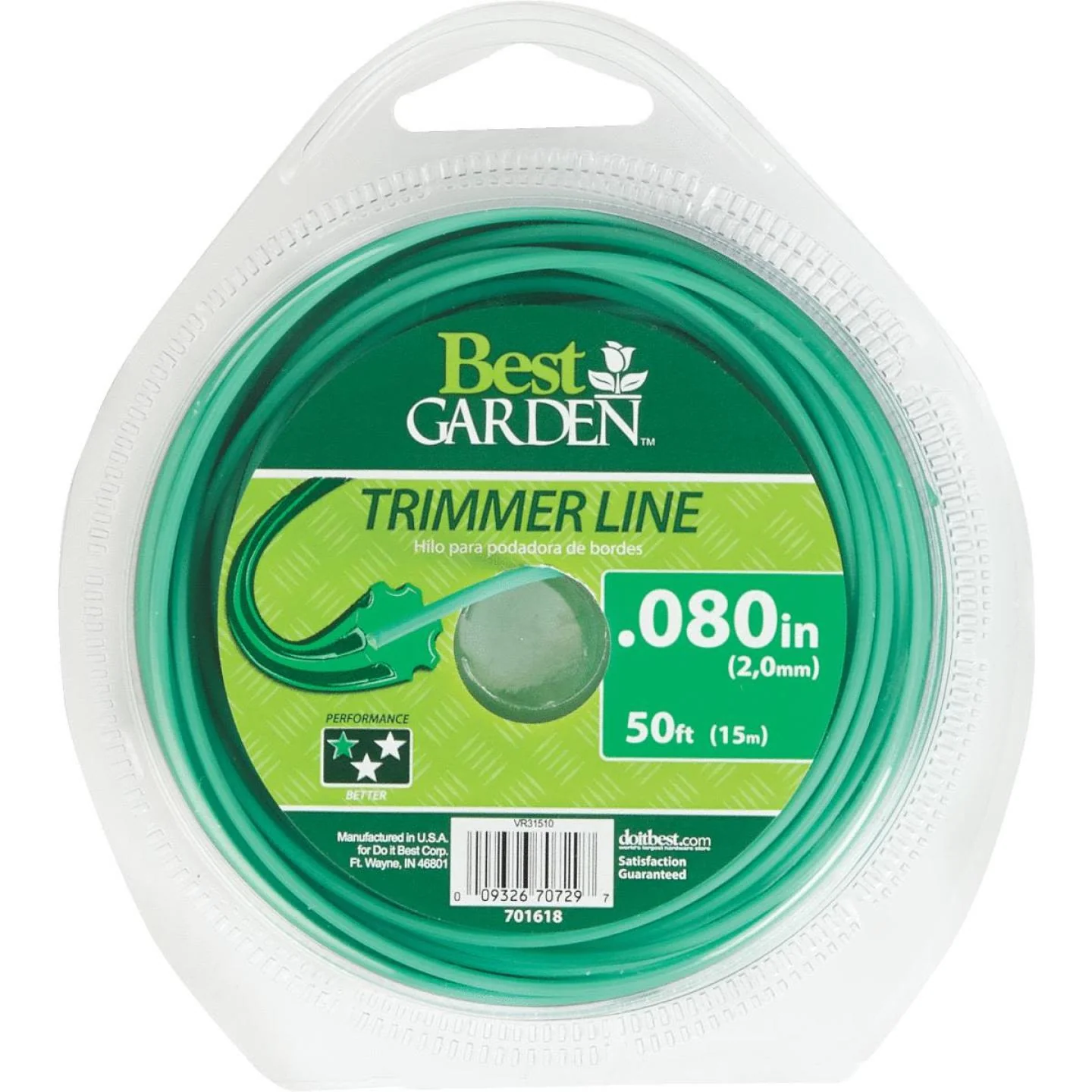 Classic Garden Round Trimmer Line 50 ft. Smart