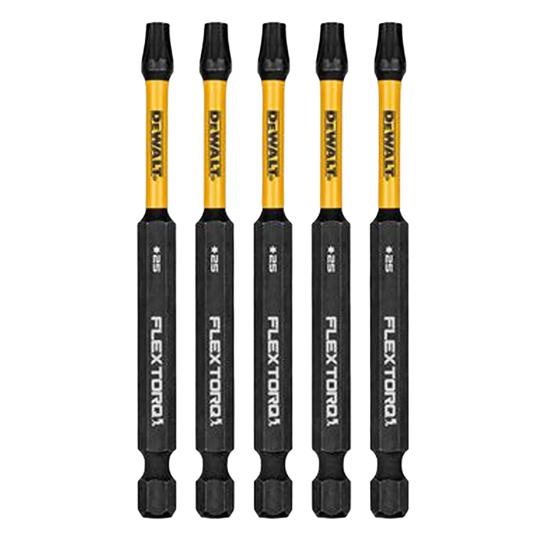 Exceptional DEWALT 3.5 Flextorq T25 Drill Bit 5-Pack Versatile