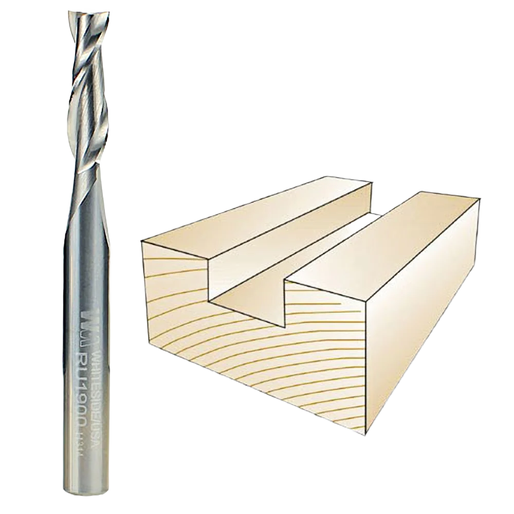 Reusable Whiteside Spiral Upcut Bit 1 4 in. SH x 7 32 in. CD x 3 4 in. CL Next-Generation
