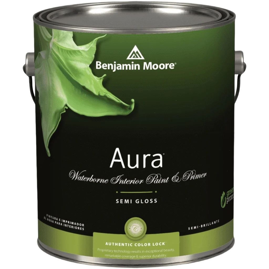 Original Design Benjamin Moore Aura 3X Semi-Gloss Tintable Interior Paint Primer 1 Gallon Durable
