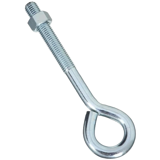 Elite National Hardware 5 8 x 8 Zinc Eye Bolt with Hex Nut Safe
