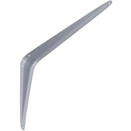 Smart National Hardware 12 D. x 14 H. Gray Steel Shelf Bracket Crafted