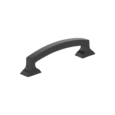 Detailed Amerock Incisive 3-3 4 Center-to-Center Matte Black Cabinet Pull Luxury