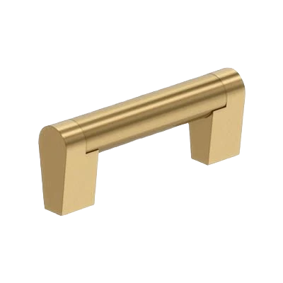 Elegant Amerock Composite 3 Center-to-Center Champagne Bronze Cabinet Pull Artisan