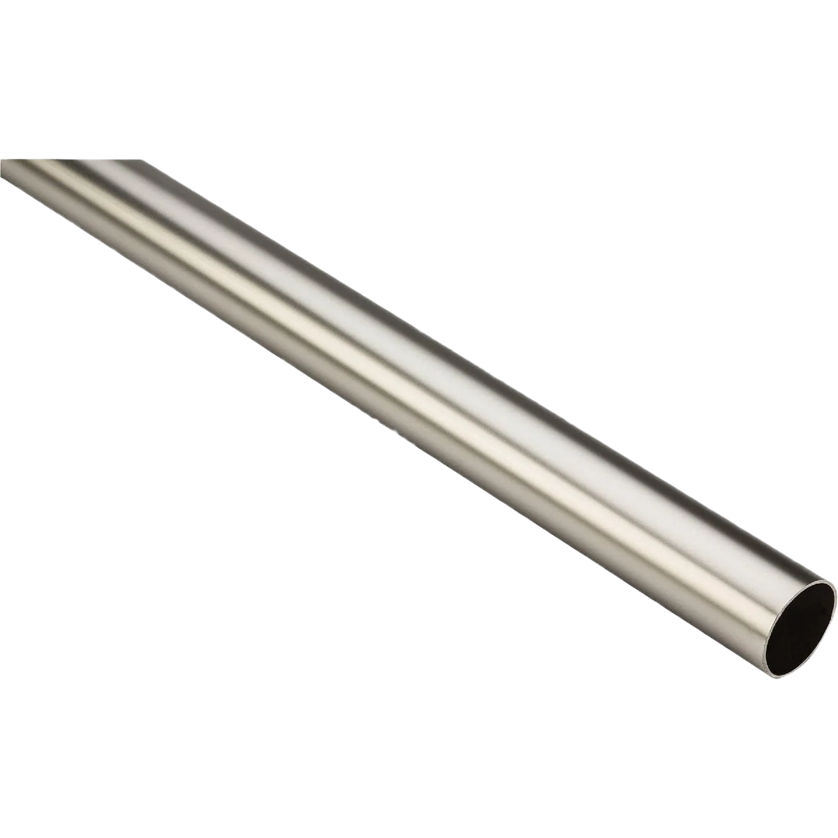 Contemporary National Hardware 8′ x 1-5 16 Satin Nickel Closet Rod Long-Lasting