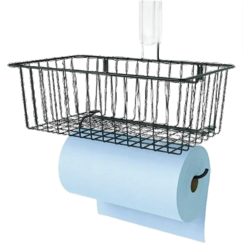 Advanced Gator Magnetics Black Magnetic Basket w Towel Holder 14 in. Fine