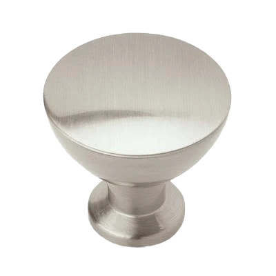 High-Quality Amerock Grail 1-1 4 Diameter Satin Nickel Cabinet Knob Prestigious