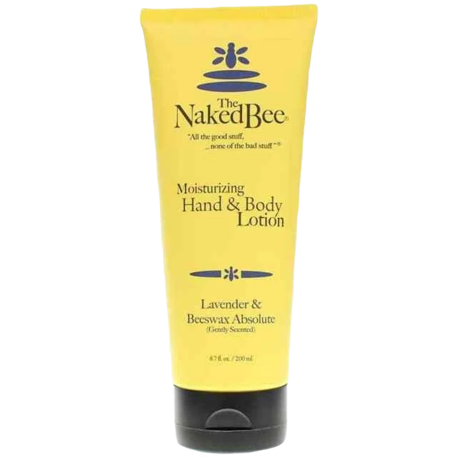 Lightweight The Naked Bee Lavender Beeswax Absolute Hand Body Lotion 6.7 oz. High-Performance