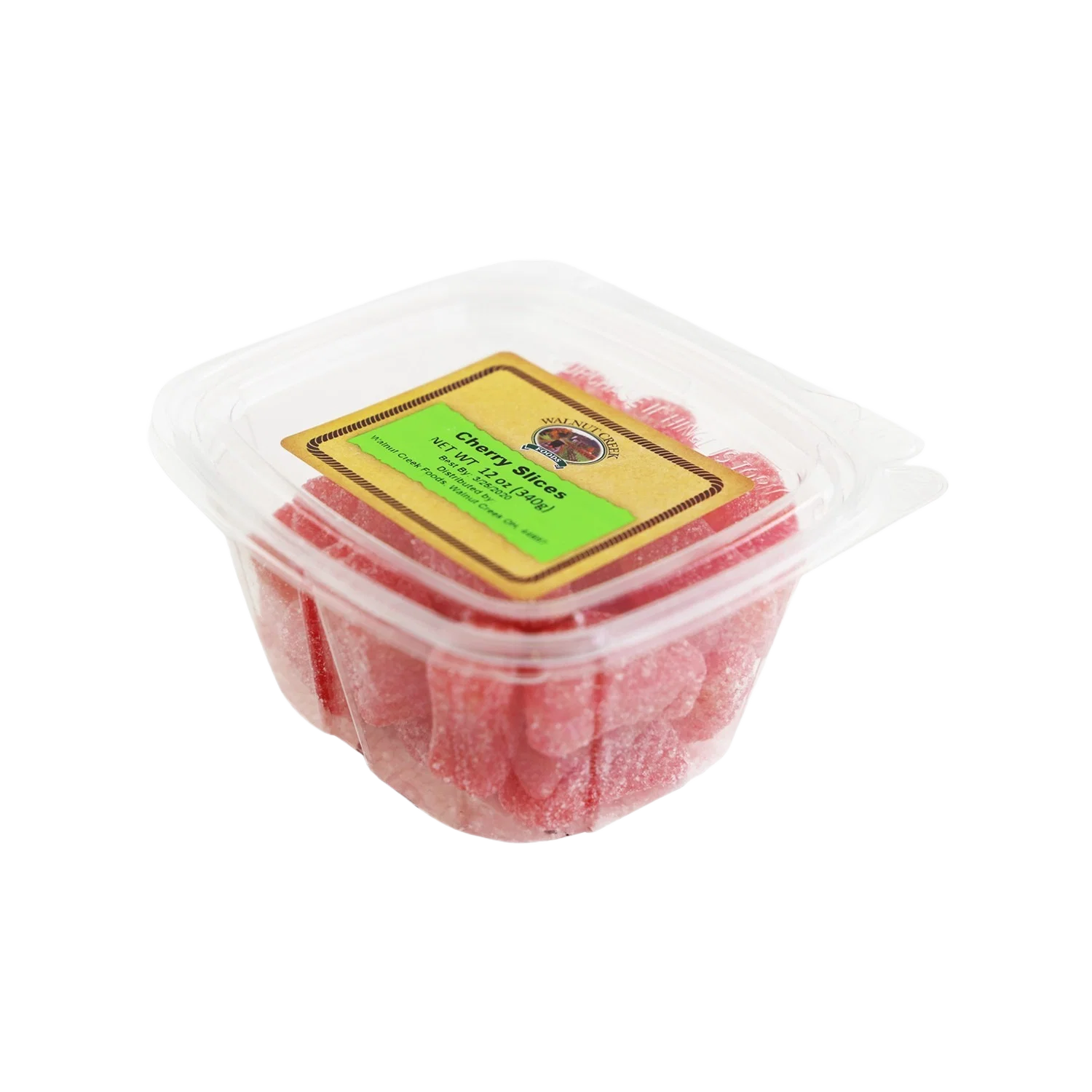Elegant Walnut Creek Tub of Cherry Slices Candy 12 oz. Quality