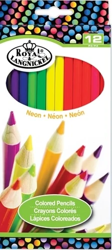Functional Notions 12-Pack Colored Pencils Neon Original Design