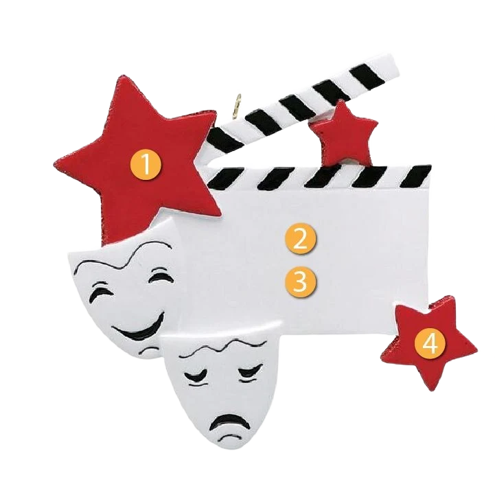 Certified Rudolph Me Personalized Drama Star Ornament Top-Quality