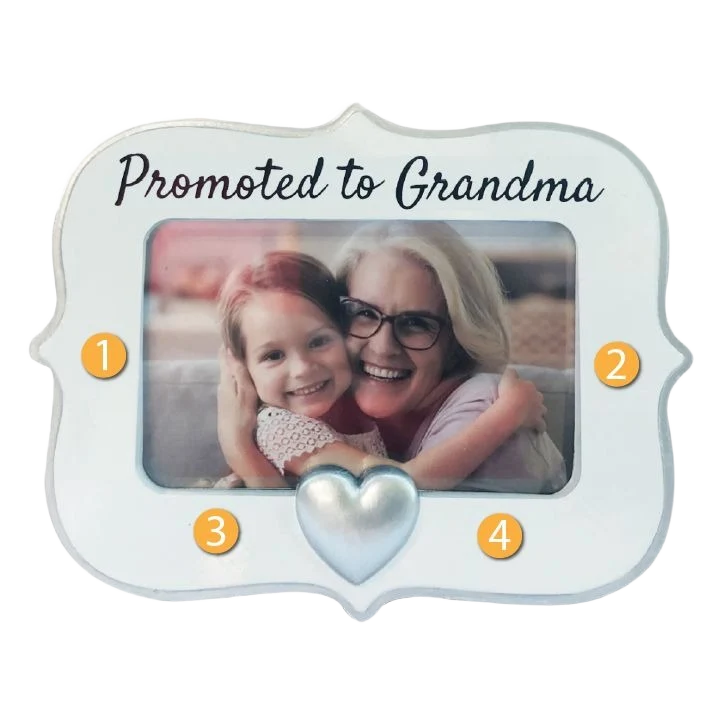 Classic PolarX Personalized Promoted to Grandma Ornament Advanced