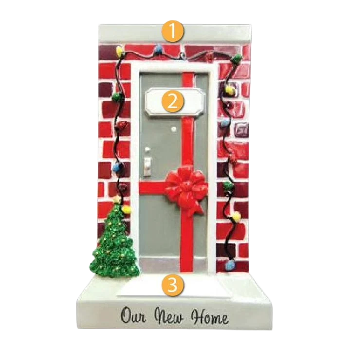 First-Class PolarX Personalized Our New Home Decor Ornament Crafted