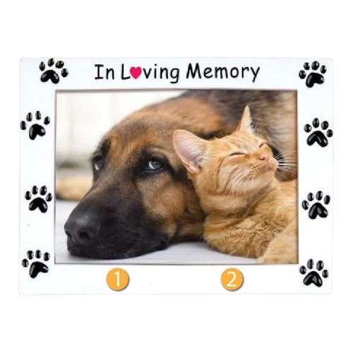 Elegant PolarX Personalized Rest In Peace Pet Frame Ornament Original Design