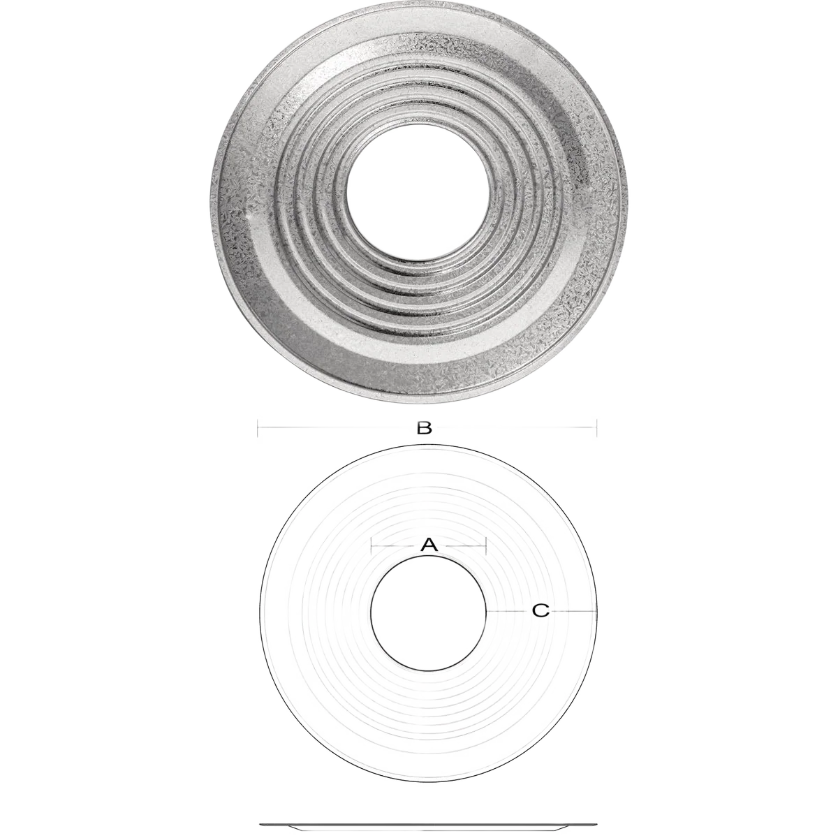 Optimized Selkirk RV 4 x 4-3 4 x 9-1 2 Gas Vent Collar Luxury