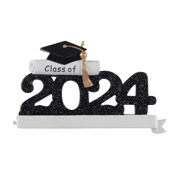 Advanced Rudolph Me 2024 Black Graduation Personalized Ornament Proven
