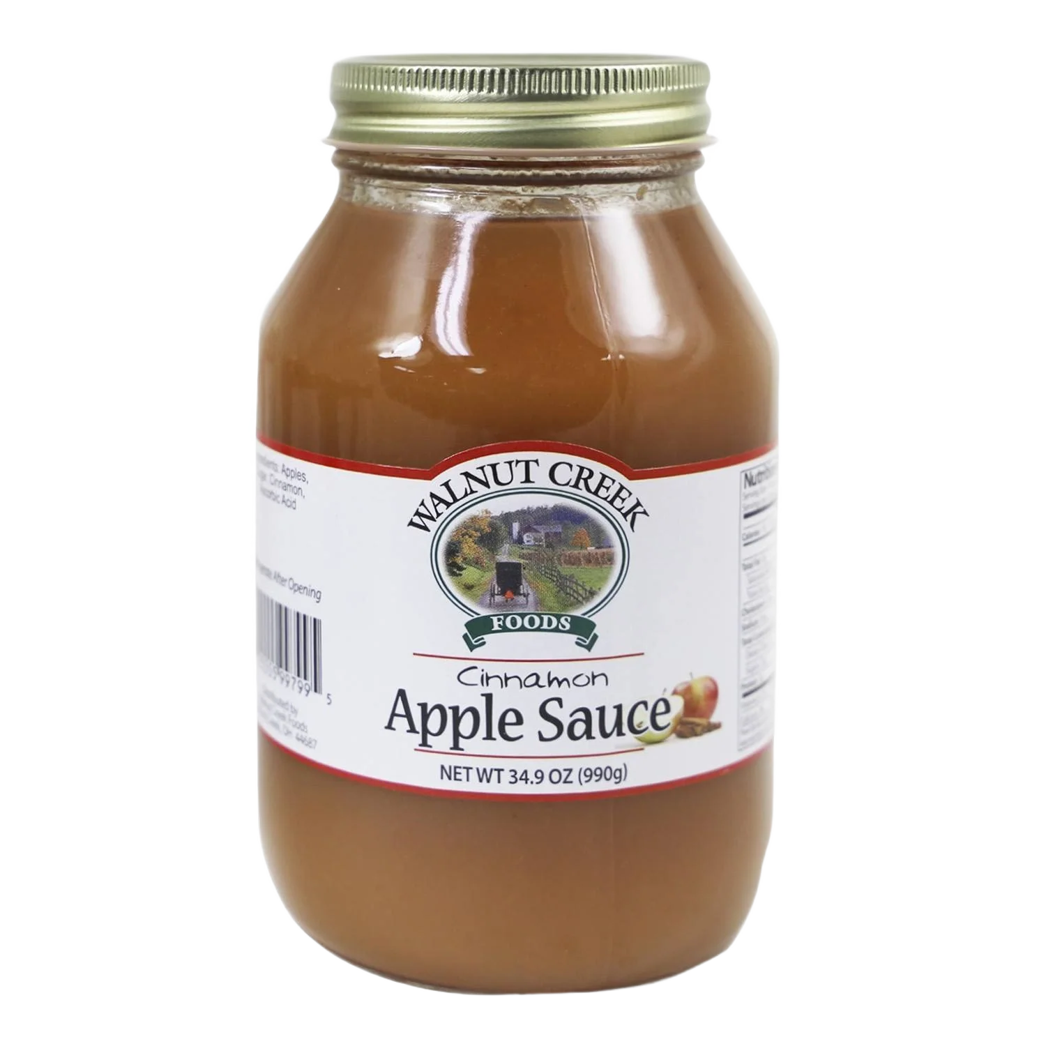 Top-Quality Walnut Creek Cinnamon Applesauce 34.9 oz. Relaxed
