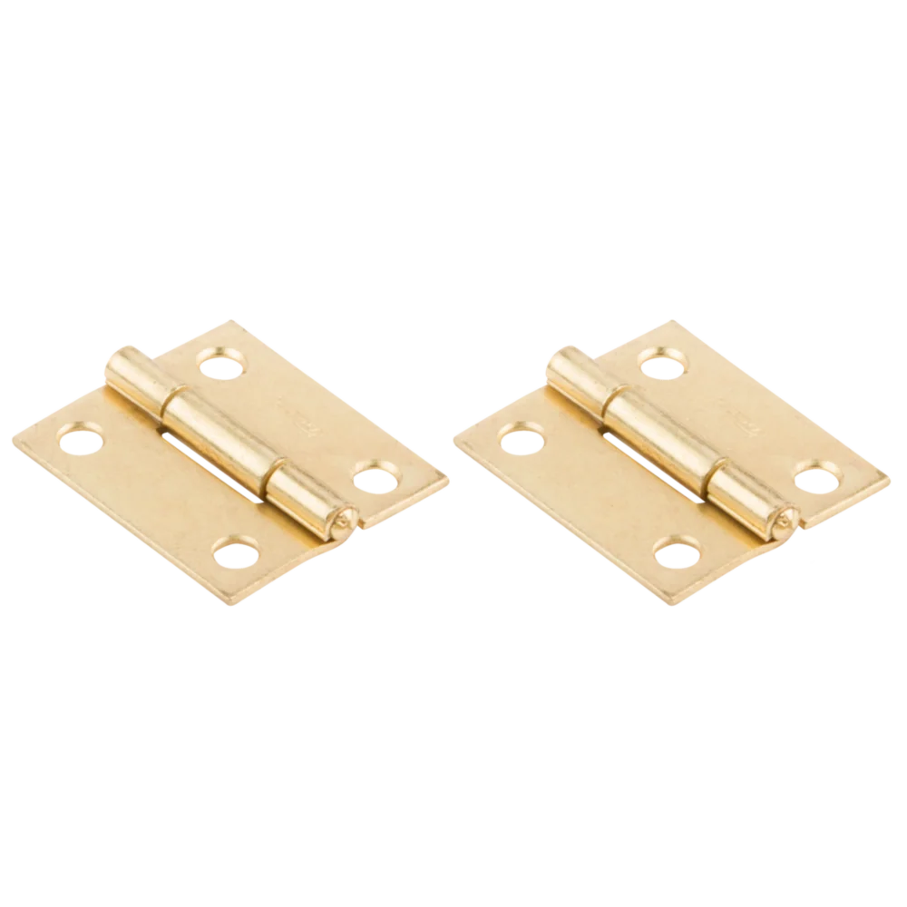 Enhanced National Hardware 1-1 2 Brass Tight-Pin Narrow Hinge 2 Count Fine Crafted