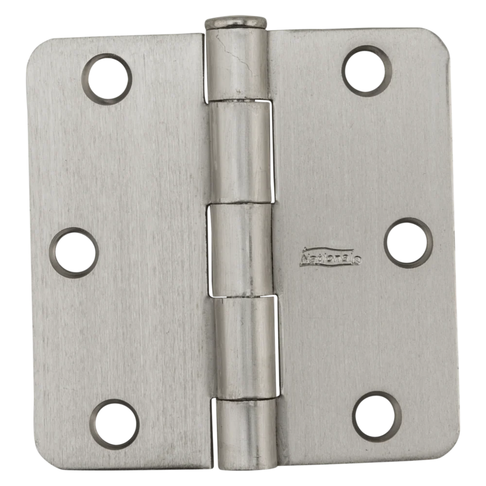 Healthy National Hardware 3 Satin Nickel 1 4 Radius Door Hinge Fine