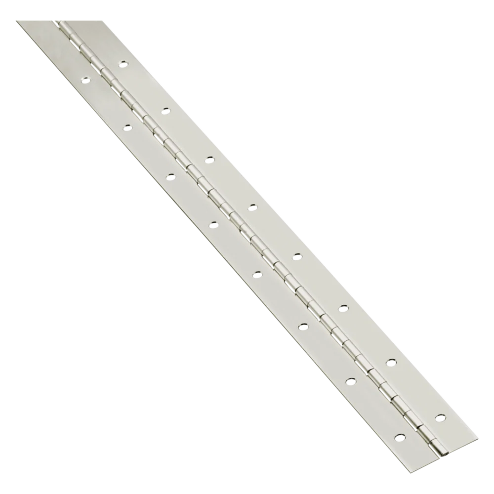 Exceptional National Hardware Steel 1-1 2 x 30 Nickel Continuous Hinge Verified