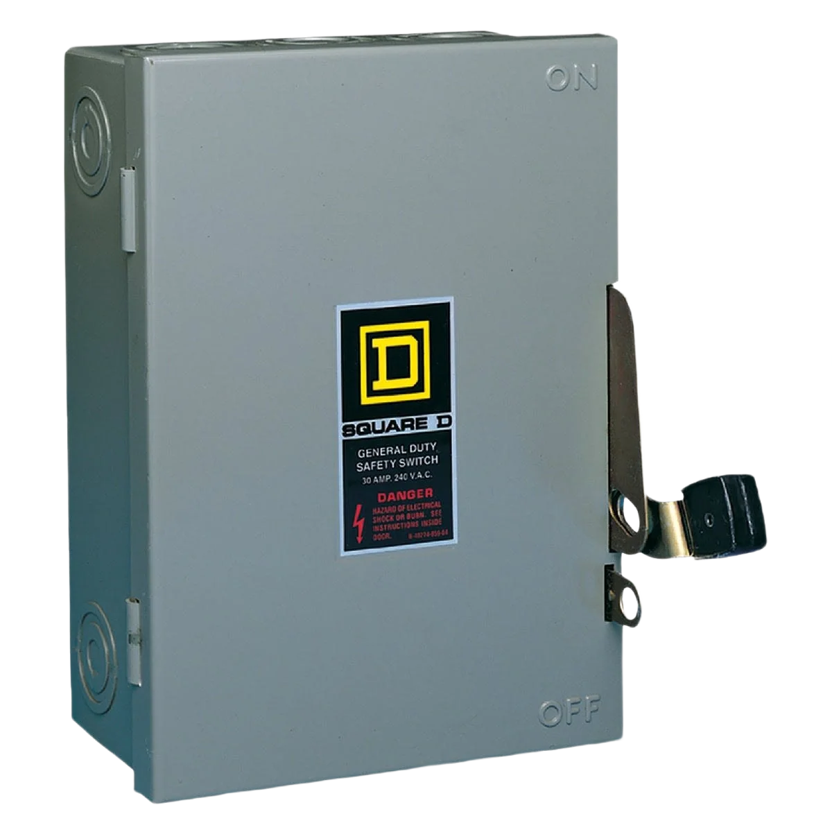 Original Square D Fusible Safety Switch with Neutral Optimized